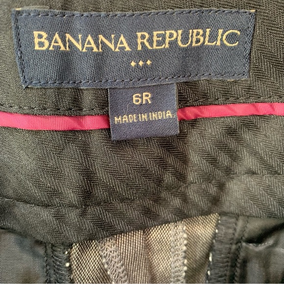 Banana Republic Grey Cotton Trousers Regular Length - Picture 5 of 7